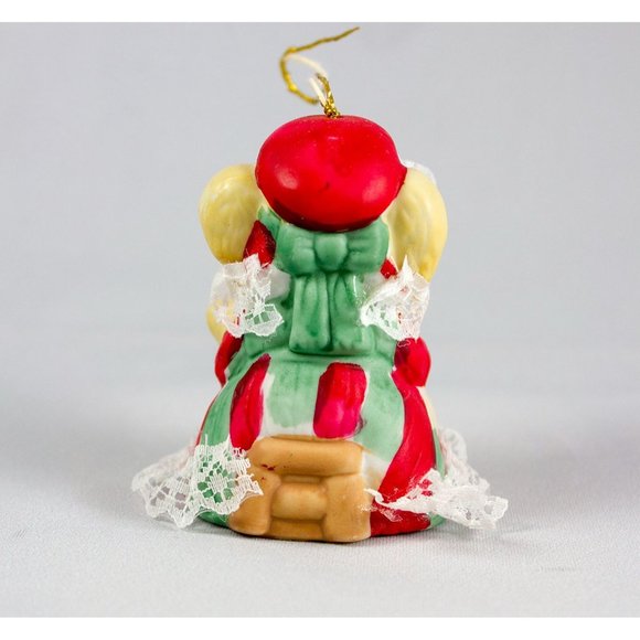 Jasco Caring Critter Chimer Bisque Porcelain Ornament Mother & Baby Bear Vintage - Picture 4 of 14